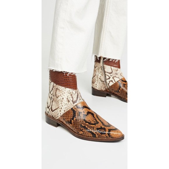 Anthropologie Freda Salvador $525 Jean Boots Size 8